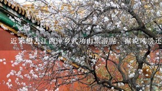 近来想去江西萍乡武功山旅游呢，据说风景还不错!觅求旅游攻略……各位知情者帮帮忙啦……多谢多谢……