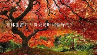 桂林旅游几月份去是时间最好的？