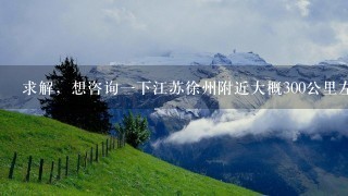 求解，想咨询1下江苏徐州附近大概300公里左右的旅游景点，自驾游，主要是带家里老年人旅游，有什么可？