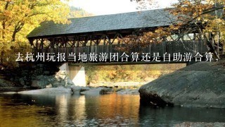 去杭州玩报当地旅游团合算还是自助游合算，推荐1下景点，帮忙算1下预算，谢谢