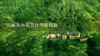 云南省内春节自驾游线路